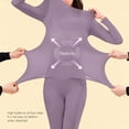 thumbnail image 6 of Aihuaihua Seamless Elastic Thermal Inner Wear, Ultra-Thin Seamless Thermal Underwear for Women, Thermal Underwear Top Bottom Set Long Johns, 6 of 8