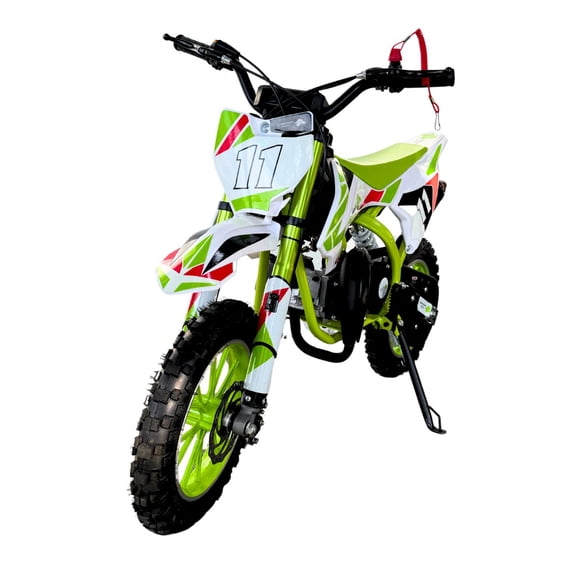 Motocicleta Infantil Shahoma NTS01 Premium Motocross 49cc Acid Green
