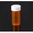 thumbnail image 3 of Pharmacy Prescription Vials, Amber Screw Cap Bottle, 13 Dram Twist Pro, Caps Included, Pack of 275 (Medicine & Pill Container, Pharmacy Bottle, Pharmacy Container, Plastic Container) by Sponix BioRx, 3 of 4