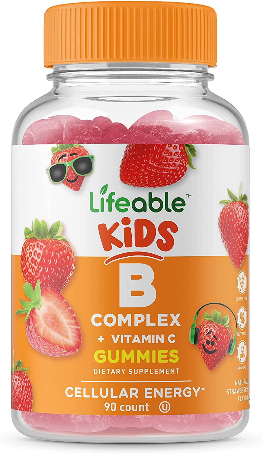 Lifeable Vitamin B Complex With Vitamin C For Kids 90 Gummies