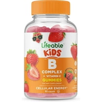Lifeable Vitamin B Complex with Vitamin C for Kids - 90 Gummies