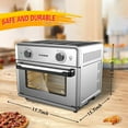 thumbnail image 5 of KAPAS Smart Air Fryer Oven, 1800 W Stainless Steel 26.4 QT, 5 of 7