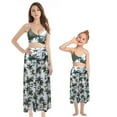 thumbnail image 4 of GYRATEDREAM Family Matching Swimwear Bikini Set Mother Daughter Swimsuits with Cover Up Skirt Father Son Trunks Bathing Suit, 4 of 8