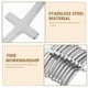 thumbnail image 3 of 10 piezas de acero inoxidable en forma de cruz colgante DIY accesorios de fabricación de joyas para collar pulsera (plata), 3 of 8