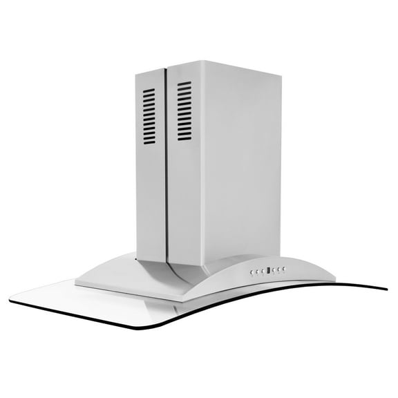 ZLINE 36 in. Island Mount Range Hood in Stainless Steel & Glass (GL9i-36)