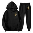 thumbnail image 6 of Men Sweatsuits 2 Piece Set Casual Loose Fit Graphic Hoodie Sweatshirt and Joggers Sweatpants Sets Comfortable Fall Fashion Sport Suits Winter Clothes Outfits, 6 of 8