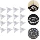 thumbnail image 1 of 100 Pcs Stair Dust Corners- Dust Corners For Stairs-triangle Transparent Crystal Dust-proof Corner Home Cabinet Wardrobe Drawer Dead Angle Anti-stair, 1 of 5