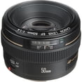 thumbnail image 2 of Canon 50mm f/1.4 USM - 3 Lens Kit + Slave Flash + Tripod - 32GB Accessory Bundle (International Version), 2 of 11