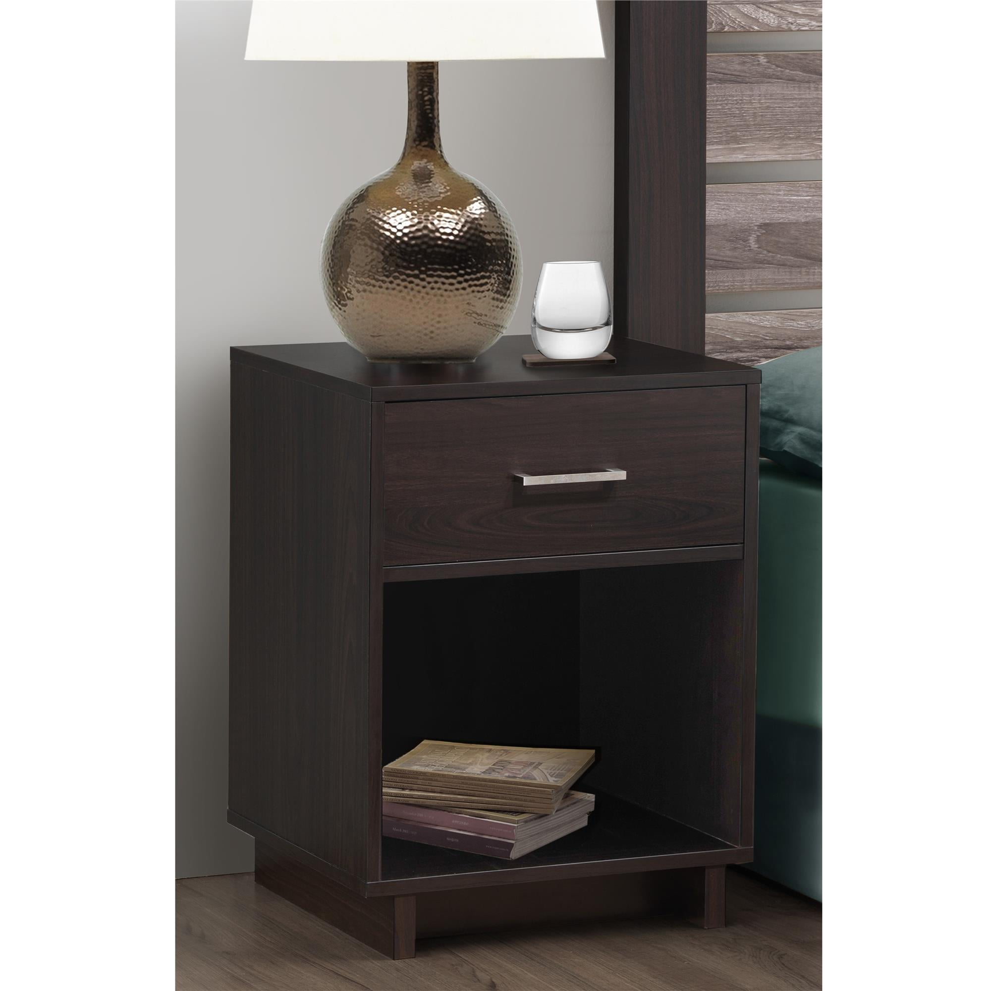 Mainstays Silverton Nightstand, Espresso