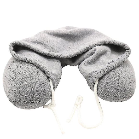 U-shaped Pillow Neck Pillow Hooded Airplane Bus Car Hoodie Sleeping Support Pillow