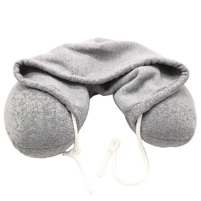 U-shaped Pillow Neck Pillow Hooded Airplane Bus Car Hoodie Sleeping Support Pillow