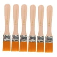 thumbnail image 6 of FRCOLOR 6pcs Multi Purpose Nylon Paint Brushes With Wood Handle For Wall Furniture Fence Door And Cabinet Painting Ideal For Oil Watercolor, 6 of 8