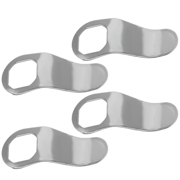 4pcs Thumb Operated Cam Lock Handle for Cabinets and Drawers Offset Latch with Finger Pull for Compartments and Doors