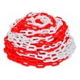 thumbnail image 2 of CHOYCLIT Chaîne de Signalisation en Plastique Rouge et Blanc, 10 m, 2 of 5