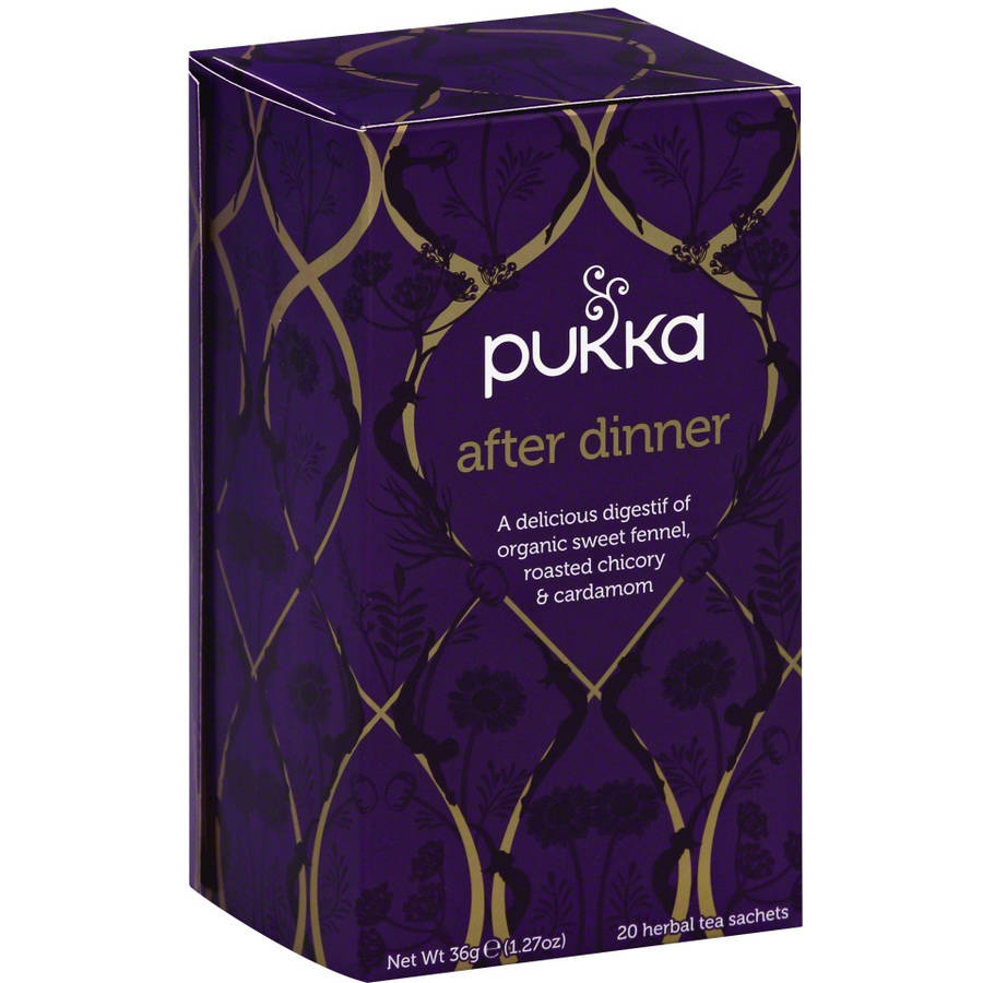 Pukka Herbs Tea Herbal After Dinner, 20 count, (Pack of 6)