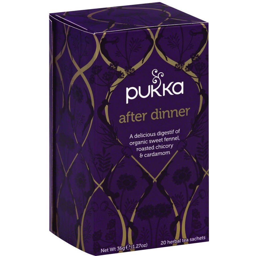 Pukka Herbs Tea Herbal After Dinner, 20 count, (Pack of 6)