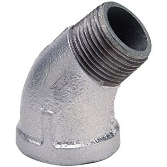 GALLS4534 Galvanized 45 Degree Street Elbow, 3/4 Inch
