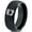 Black Dome Tungsten, variant on Tungsten Arizona The Grand Canyon State Heart Band Ring 8mm Men Women Comfort Fit Black Dome Polished