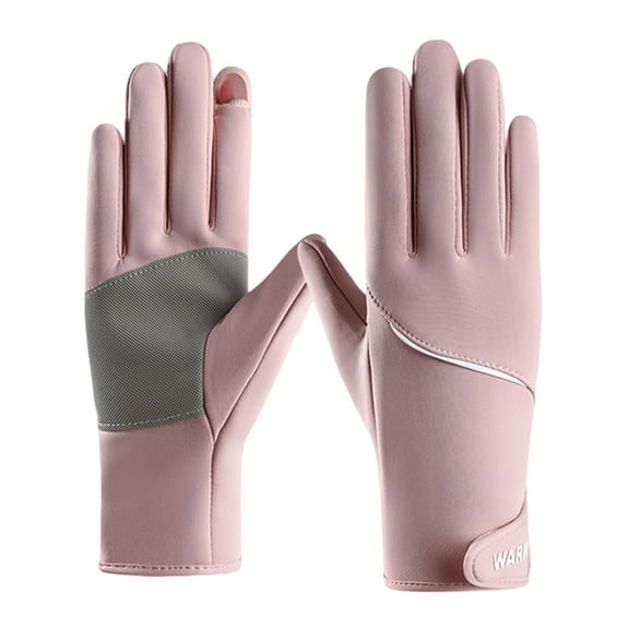 Womens Winter Leather Gloves Touch Screen Wool Lined Windproof Warm Suede Fashion Dress Gloves
