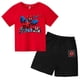 thumbnail image 3 of Conjunto de ropa de verano para niños y niñas con superhéroes, camiseta de manga corta de algodón y pantalones cortos, traje informal con estampado de Spider-Man, 3 of 5