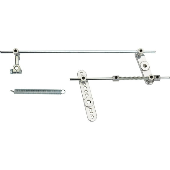 97/94/2G Tri-Power Throttle Linkage Kit: Universal for Ford/Holley 94, Stromberg 97's & Modified Rochester 2G/2Gc, Adjustable Rate, Fits Y-Block Ford, Chevy Small Block, Flathead V8 & More