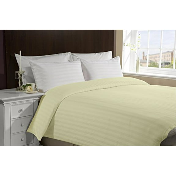 Lasin Bedding, Luxury Soft 100% Cotton, Duvet Cover, Hidden Zipper Closure, Ivory, California King/King 102" x 86"
