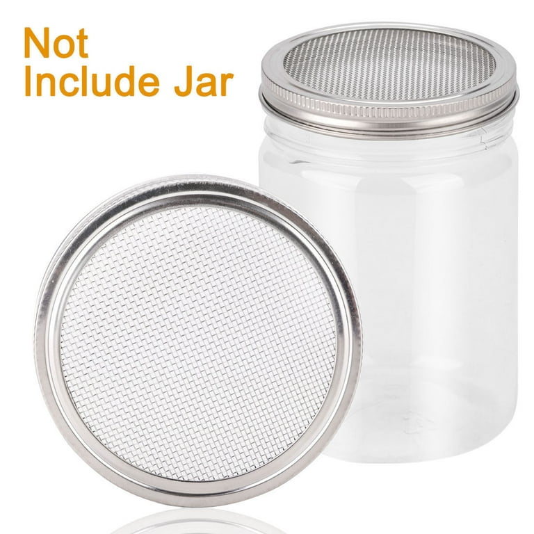 Jarware Stainless Steel Wide Mouth Spice Lid