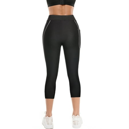 

Eleady Women Slimming Pants Neoprene Hot Body Shaper Leggings Sauna Fitness Workout Sweat Pant Fashion Design(Black 3X-Large)