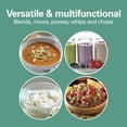 thumbnail image 2 of Hamilton Beach Immersion Hand Blender for Kitchen with Blending Wand, Whisk & Chopping Bowl, Silver, 2 of 8