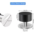 thumbnail image 2 of 2pcs Stainless Steel Door Stopper Stable Door Stopper Wall Door Stopper Stainless Steel Door Stopper Door Stops Adhesive Door Stopper Floor Door Stopp, 2 of 5