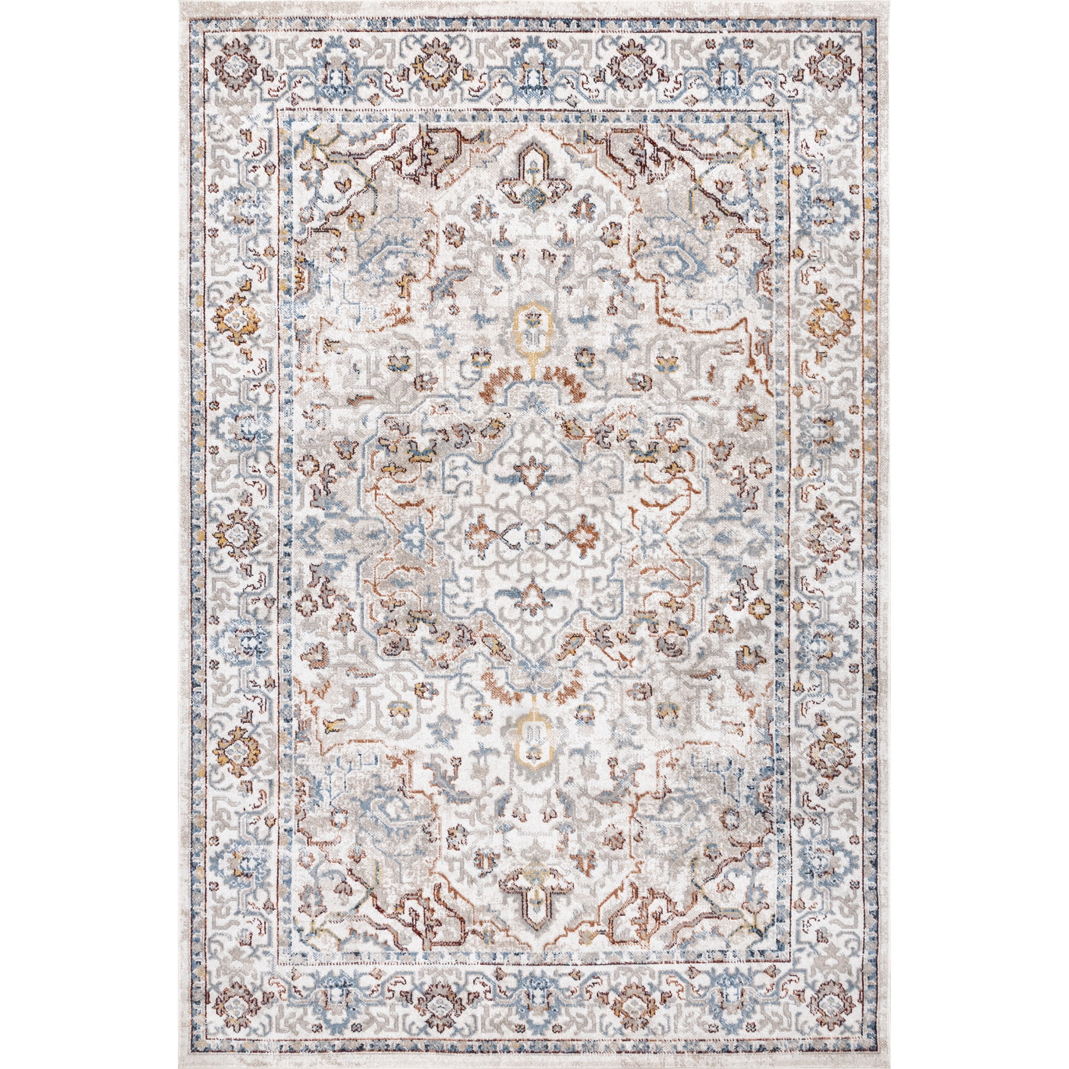 Nuloom Cady SpinClean Machine Washable Transitional Area Rug, 9' x 12', Cady Beige