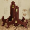 thumbnail image 6 of Ludlz Display Stand Foldable Exquisite Handmade Decorative Plate Stand Holder Picture Frame Display Rack Showcase Supplies, 6 of 7