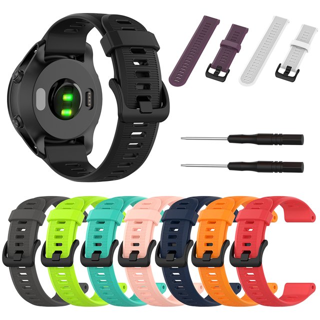 Gwong Electrónica Banda de correa de reloj de silicona para Forerunner945 / MARQ / FENIX5 PLUS / ENFOQUE S60