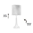 thumbnail image 3 of Lámpara De Mesa Metal Con Tela Usa Foco 7W 3049 Decolamp 3049, 3 of 3