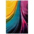thumbnail image 2 of Safavieh Fiesta Dalach Abstract Shag Area Rug, Multi, 5'1" x 7'6", 2 of 10
