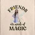 thumbnail image 3 of Disney Wish - Friends Are Made Of Magic - Women's Lightweight French Terry Long Sleeve Shirt, 3 of 5