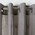 thumbnail image 2 of SAFAVIEH Makena Grommet Curtain Window Panel, 52" x 84", Charcoal, 2 of 3