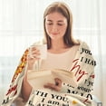 thumbnail image 3 of LHSHID Valentines Day Gifts for Girlfriends Gifts for Girlfriend Valentine Gifts for Her Romantic Gifts for Her Anniversary Birthday Ideas Valentines Decorations Soft Warm Throw Blanket 60"x80", 3 of 7