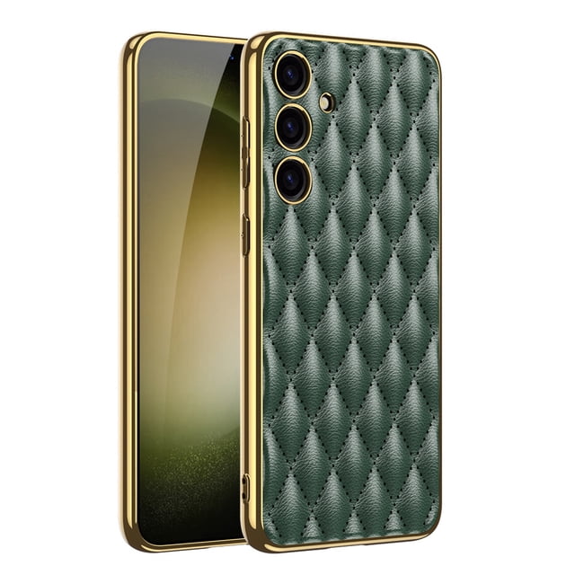 Funda para teléfono Samsung s24Ultra estilo creativo para mujer s24 galvanoplastia s24+ funda protectora