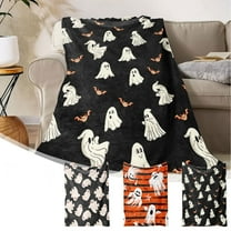 Xuniizn Halloween Throw Blanket Throw Size Cozy Fleece Blanket - 300GSM Ultra Soft Microfiber Printed Blanket for Halloween Decor, Halloween Gifts for Kids & Adults