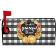 thumbnail image 2 of Fall Mailbox Covers Grateful Autumn Mailbox Covers Magnetic Standard Size 21" X 18" Fall Magnetic Mailbox Covers Post Wraps Letter Box Mailbox Cover for Outdoor Decor, 2 of 7