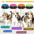 thumbnail image 3 of Keyohome 4Pcs Dog Talking Button Recordable Dog Communication Button Colorful Pet Training Buttons for Dogs Pets Speech Home,Battery Powered, 3 of 10