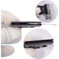 thumbnail image 4 of 1.5inch Mini Metal Razor Scraper with 10 Carbon Razor Blades, Putty Knife Set Removing Glue, Stain, Vinyl, Labels, Stickers, Decals, Pack of 2, 4 of 5