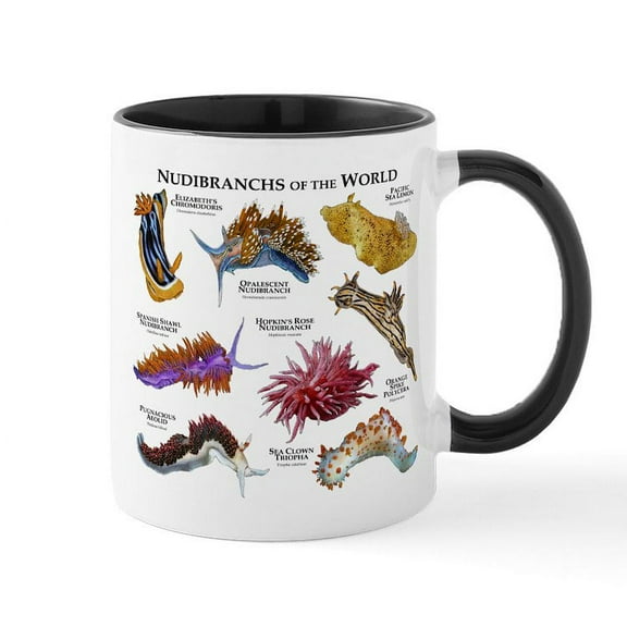 CafePress - Nudibrachs Of The World Mug - 11 oz Ceramic Mug - Novelty Coffee Tea Cup