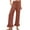 #_002Watermelon Red, variant on Hogleaql Women Cotton Linen Pants Soft Wide Leg Smocked Waist Ruffle Flowy Pants Vacation Palazzo Baggy Summer Trousers with Pockets Wine S