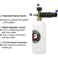 thumbnail image 4 of Tool Daily Short Pressure Washer Gun with Foam Cannon, 1/4 inch Quick Connector, with 5 Pressure Washer Nozzle Tips, 4 of 8