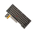 thumbnail image 1 of Cateissary Teclado con marco plateado, puntero retroiluminado, teclado profesional a prueba de polvo, escritura fluida, repuesto para Notebook Juegos de teclado y mouse para computadora, 1 of 6