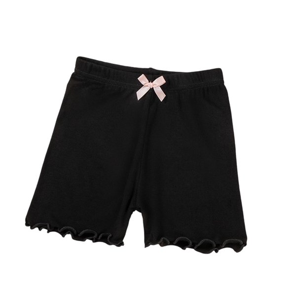 Ticikt Girls Shorts Dance Bike & Summer Breathable Comfy Under Dress Shorts for Playground Gym Sports, NOT Transparent