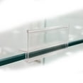 thumbnail image 3 of 2” L x 7/8" H Plastic Label Sign Holder Clip for Glass Shelf - 50 Pack, 3 of 5