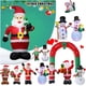 thumbnail image 2 of Inflables navideños, muñeco de nieve brillante, pingüinos, Papá Noel con decoración LED incorporada para fiesta de Navidad, patio interior y exterior, 2 of 5